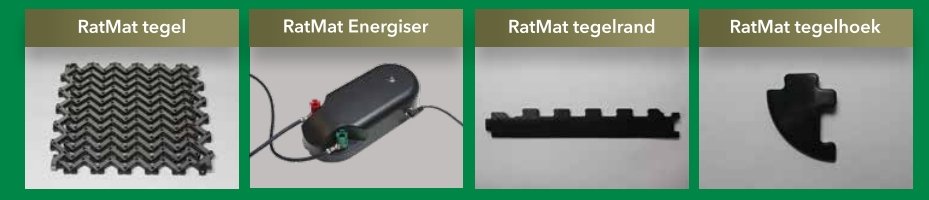 RatMat - Tegel (set 10) - -Dierplagenshop
