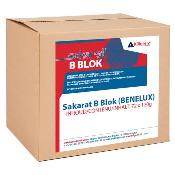 Sakarat® B Blok (72 x 120 g) NL/BE/LUX - -Dierplagenshop