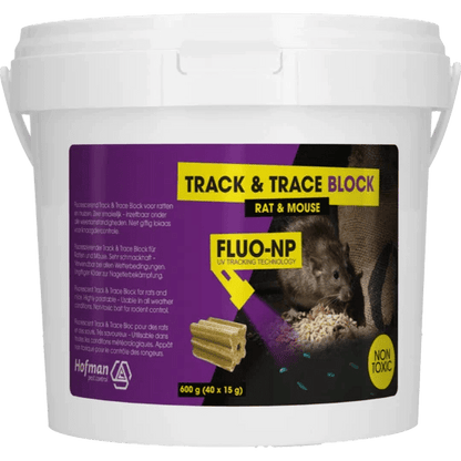 Track & Trace Block Fluo-NP (320x15g) - -Dierplagenshop